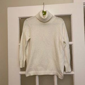 Joie White Turtleneck Sweater